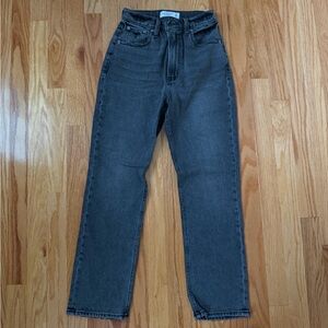 Abercrombie & Fitch Washed Black Jeans